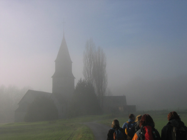 Rando dans la brume