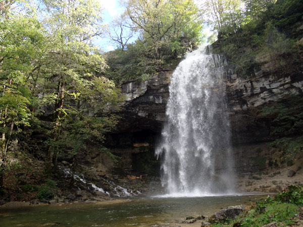 Randonn�e dans le Jura, les Cascades du H�risson - Octobre 2013