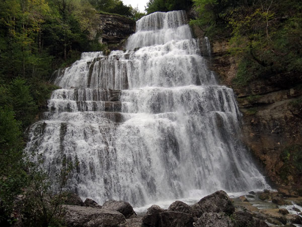 Randonn�e dans le Jura, les Cascades du H�risson - Octobre 2013